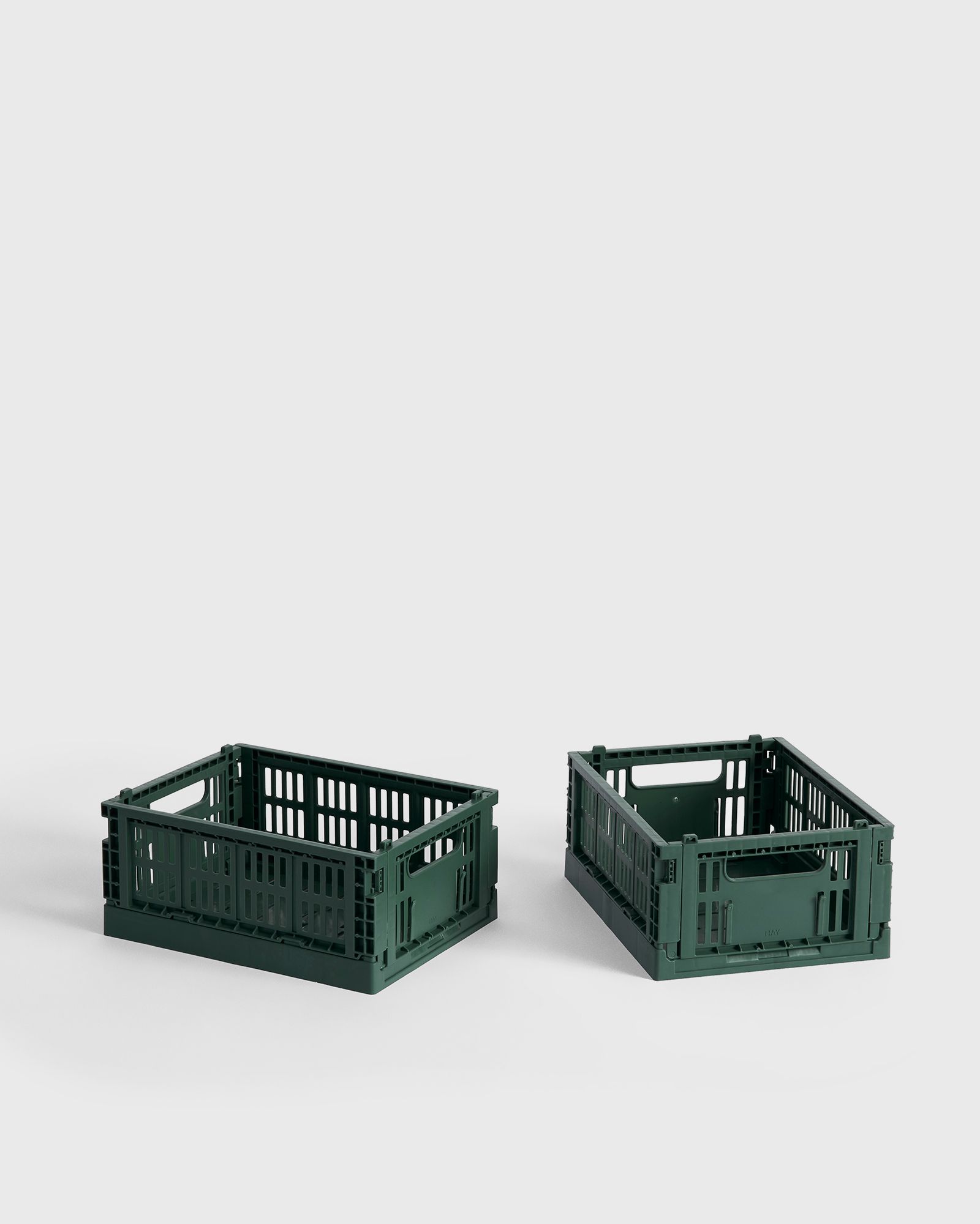 Hay Colour Crate Mini Set of 2, green