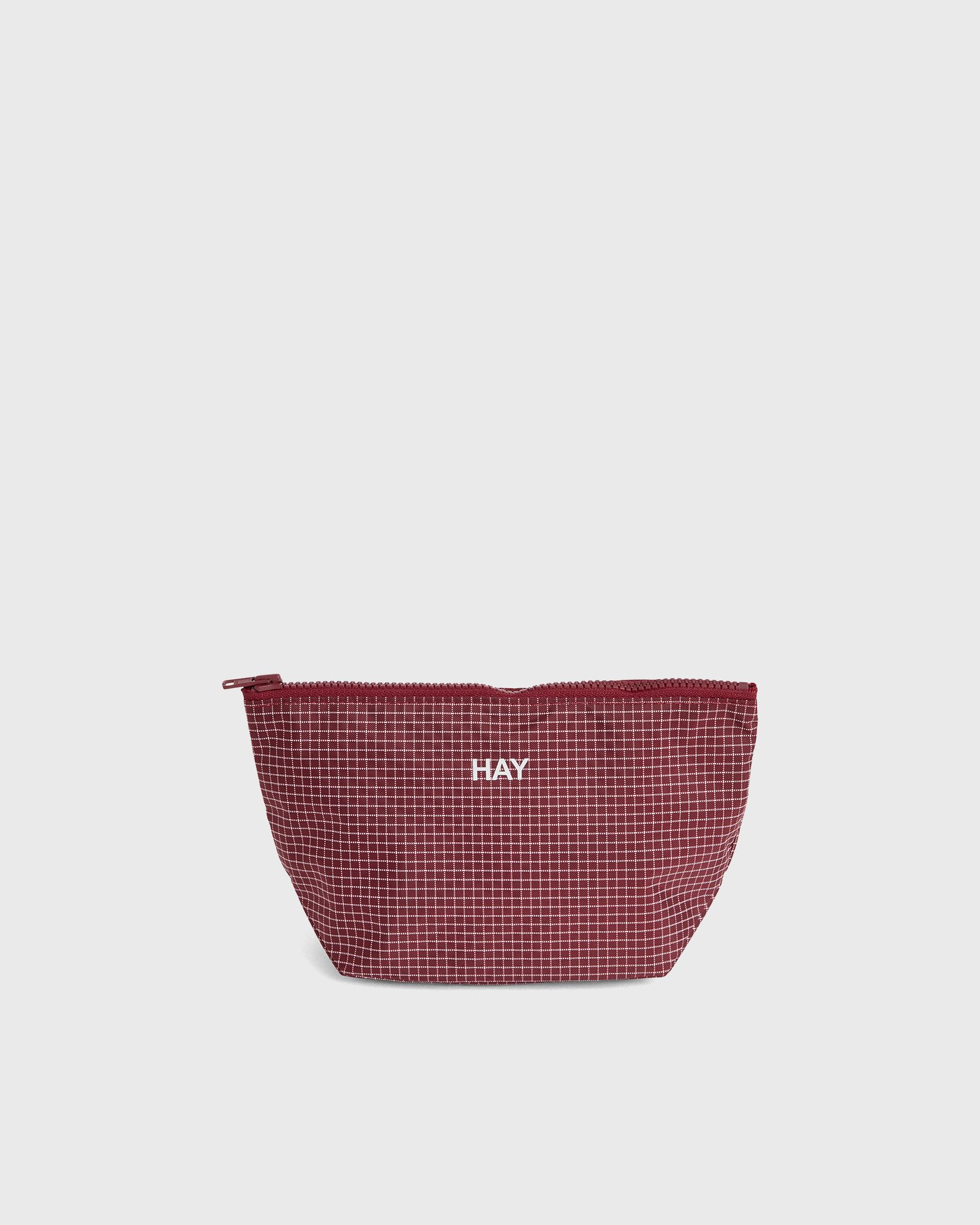 Hay Grid Pouch Small, red