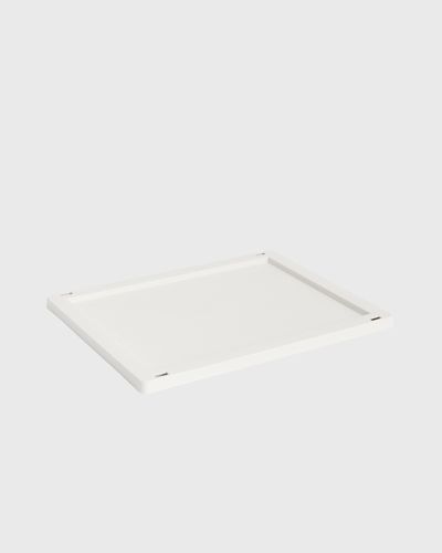Hay Colour Crate Lid Plastic Medium, white