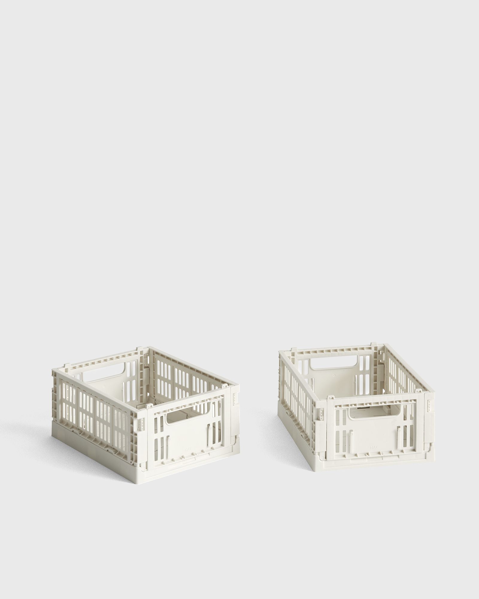 Hay Colour Crate Mini Set of 2, white