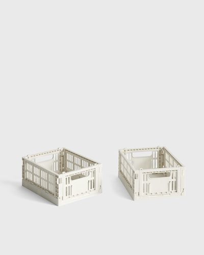 Hay Colour Crate Mini Set of 2, white