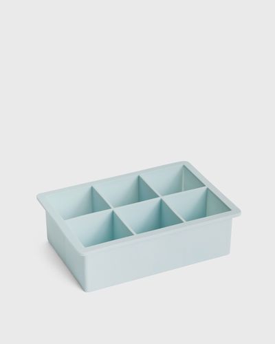 Hay Ice Cube Tray 6 Cubes XX-Large, blue