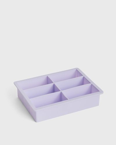 Hay Ice Cube Tray 6 Stick Cubes XX-Large, purple