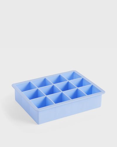 Hay Ice Cube Tray Square X-Large, blue