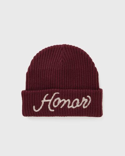 Honor The Gift HONOR HEAVY KNIT BEANIE, red