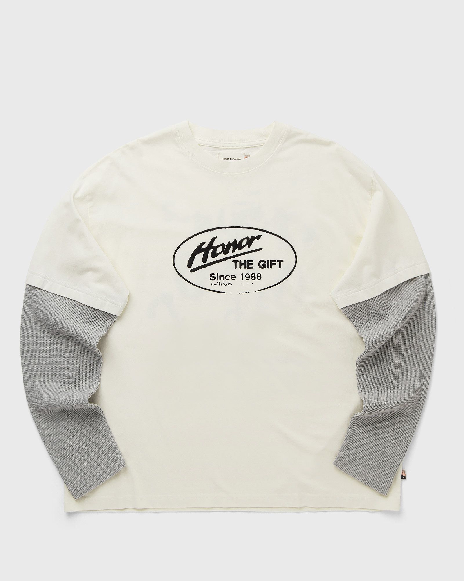 Honor The Gift JUST BE L/S TEE, white