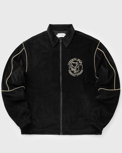 Honor The Gift PIPING TRACK JACKET, black