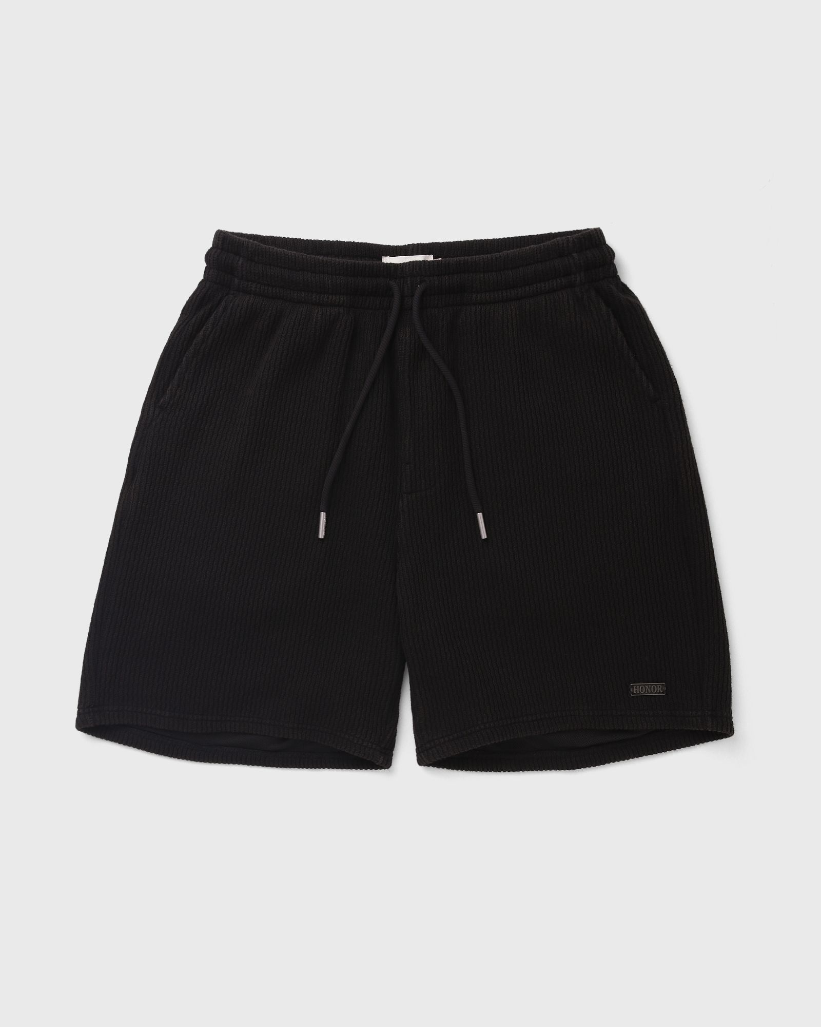 Honor The Gift RIB KNIT DRAWCORD 7 SHORT, black