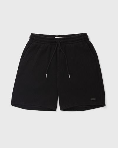 Honor The Gift RIB KNIT DRAWCORD 7 SHORT, black