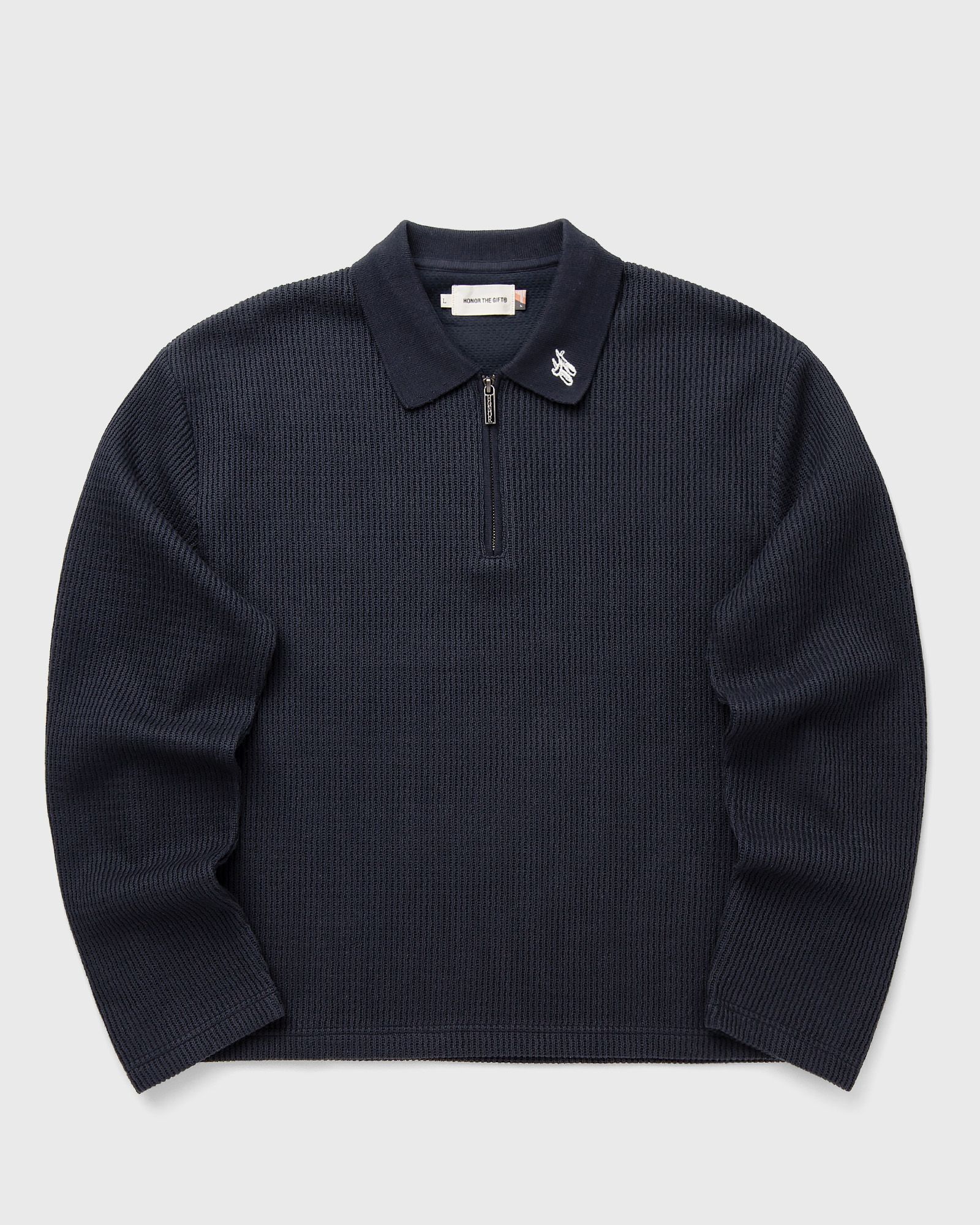 Honor The Gift WAVY KNIT L/S POLO, multi