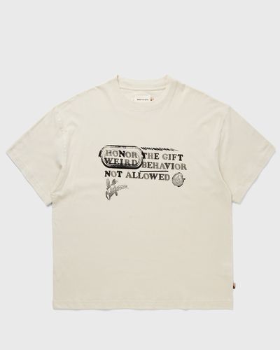 Honor The Gift WEIRD BEHAVIOR S/S TEE, beige