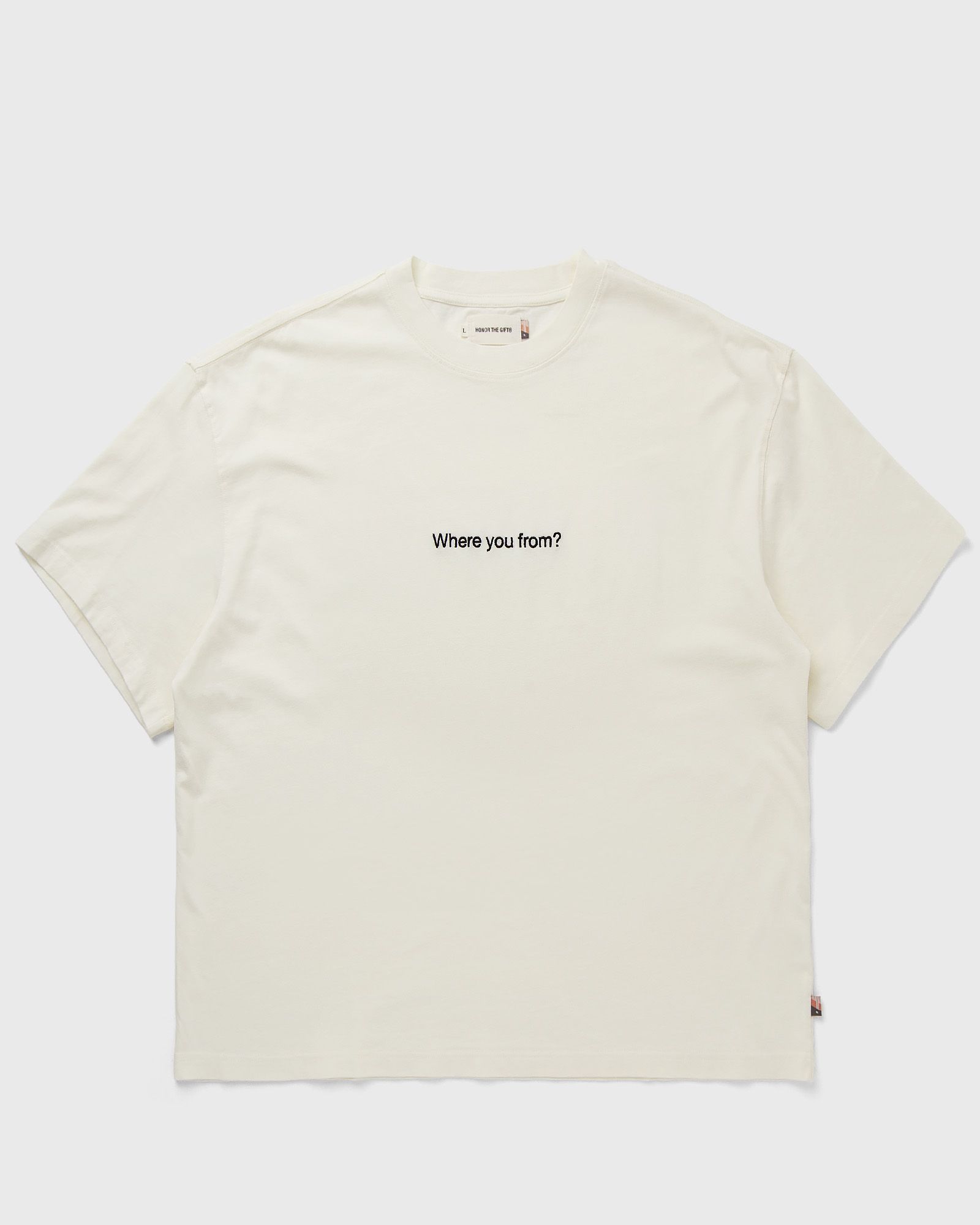 Honor The Gift WHERE YOU FROM TEE, white