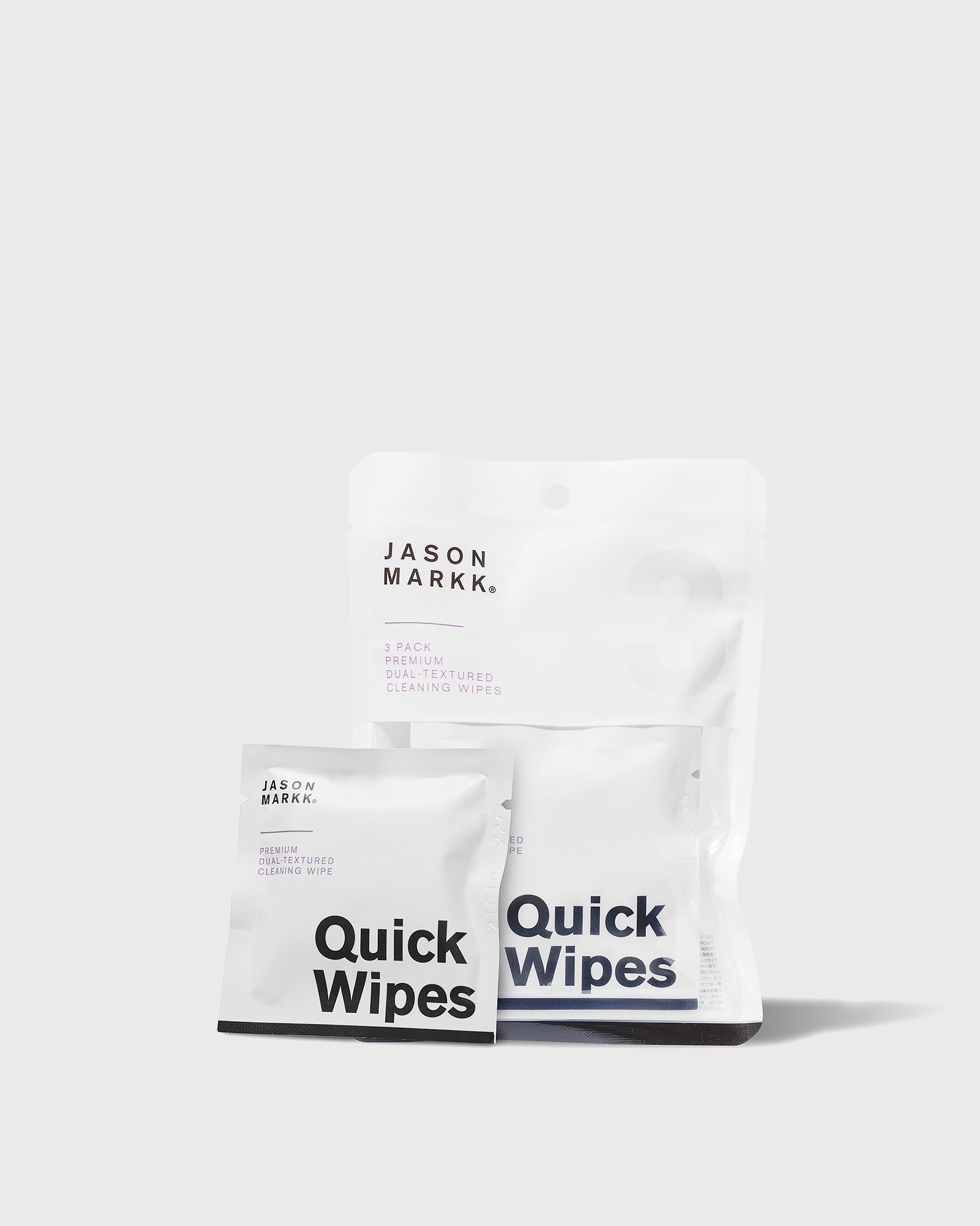 Jason Markk Quick Wipes 3 Pack, white