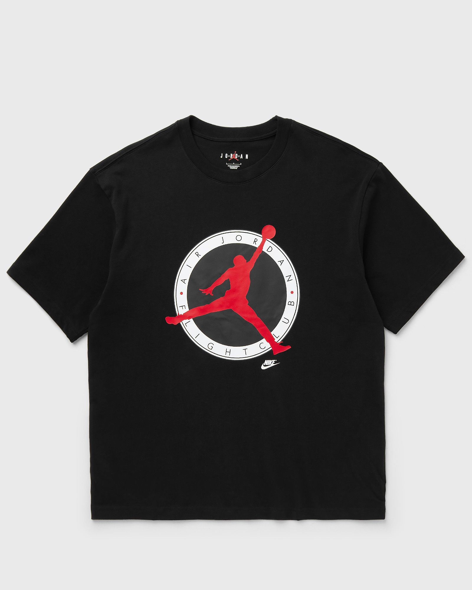 Jordan AJ FLT CLB SS CREW, black