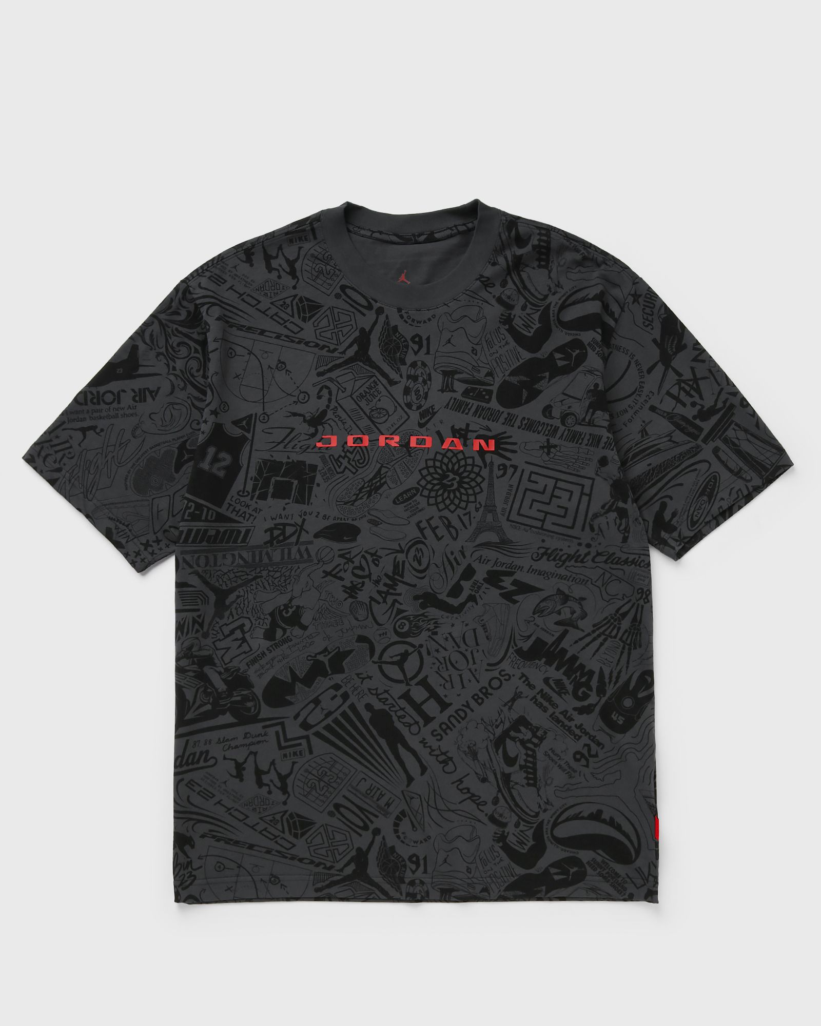 Jordan Brooklyn LSR GFX SS CREW, black