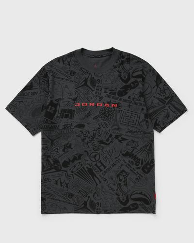 Jordan Brooklyn LSR GFX SS CREW, black