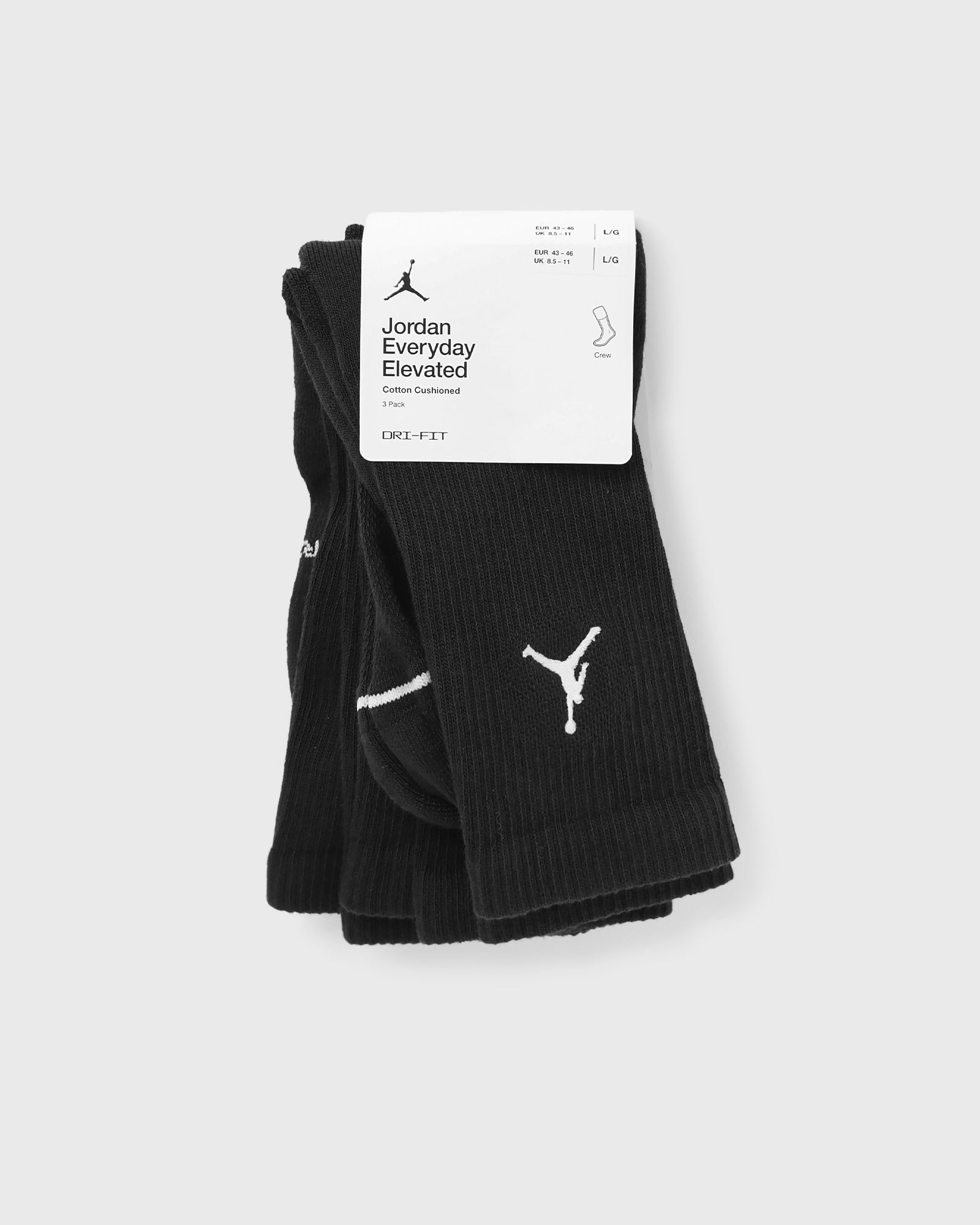 Jordan ED ELVD CREW 3PR - 144, black