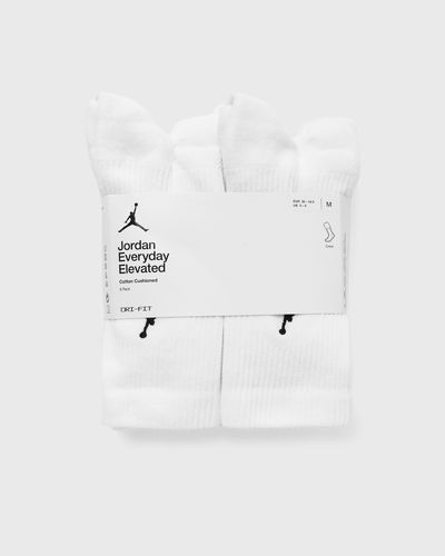 Jordan Everyday Elevated CREW 6PR - 144, white