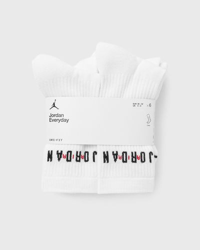 Jordan Everyday Crew Socks (6 Pairs), white