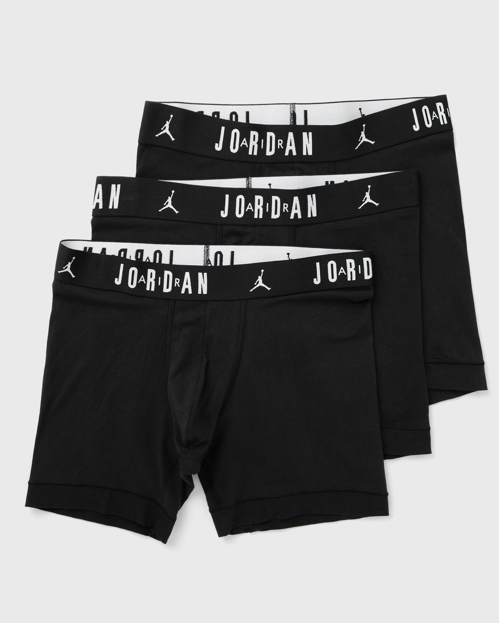 Jordan FLIGHT COTTON STRETCH 3PK BOXER/BRIEF, black
