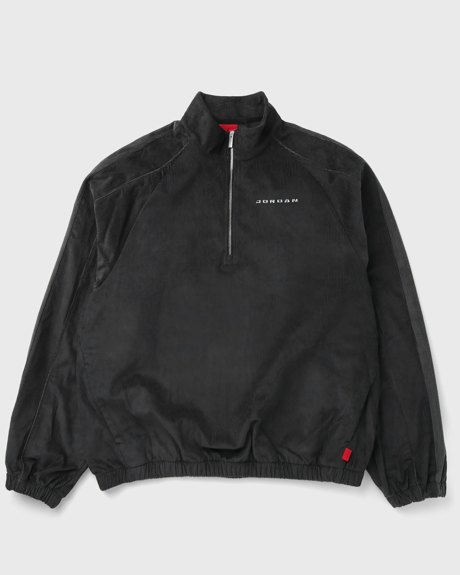 Jordan FLT CORD HALF ZIP, black