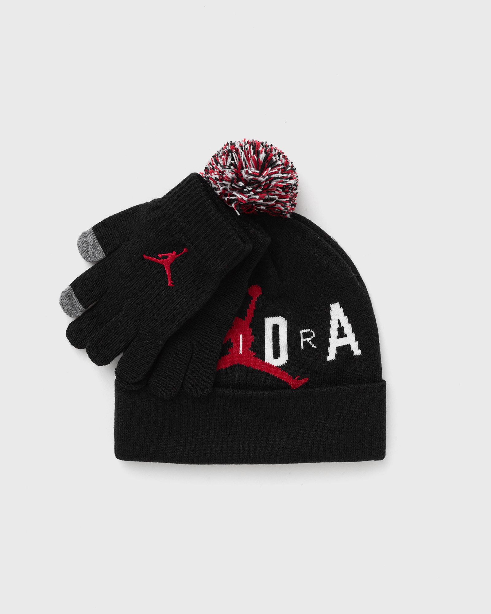 Jordan JAN JORDAN HBR POM BEANIE SET, black