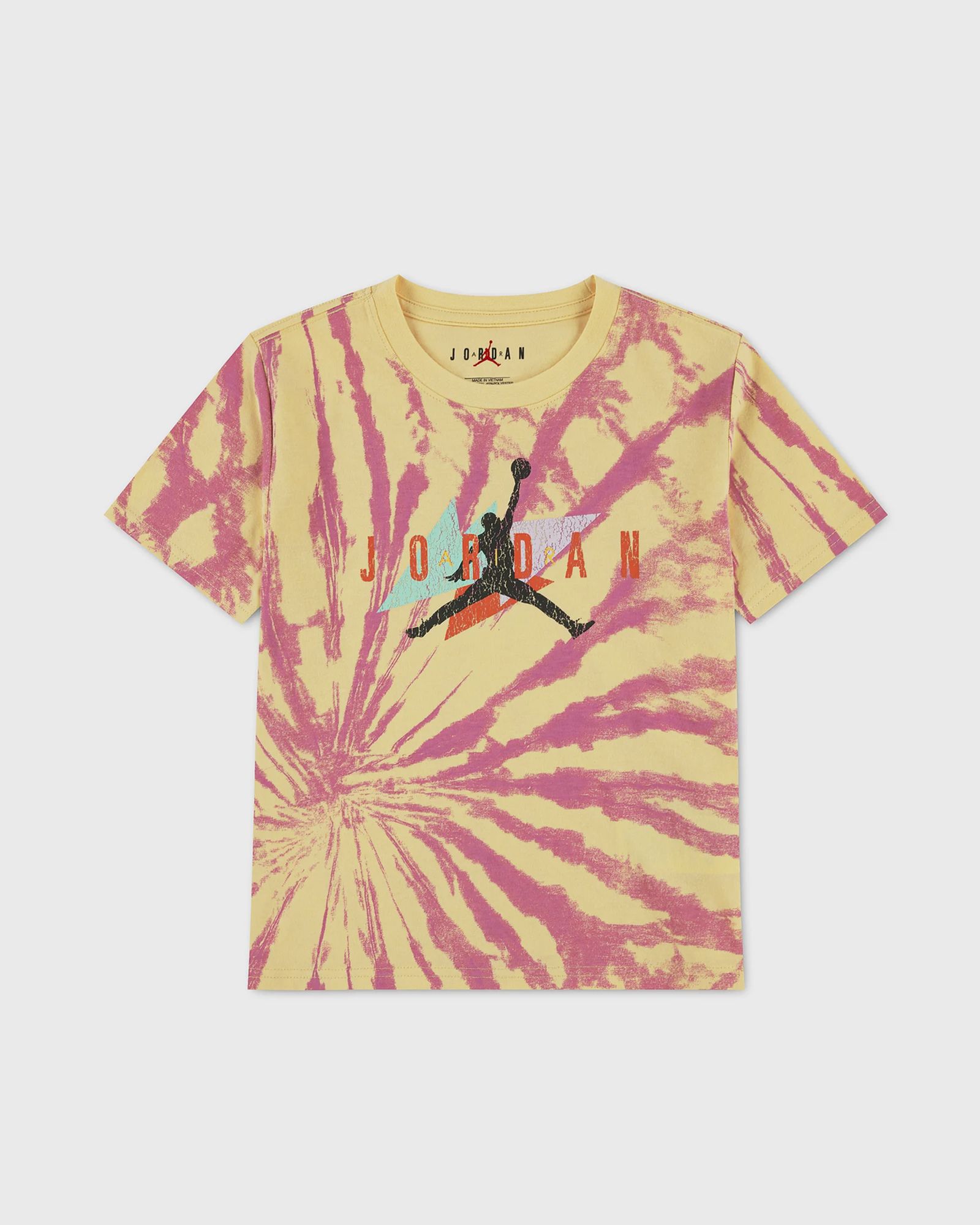 Jordan JDB GEO TIE DYE HBR SS TEE, yellow