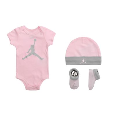 Jordan JUMPMAN HAT/BODYSUIT/BOOTIE SET 3PC, red
