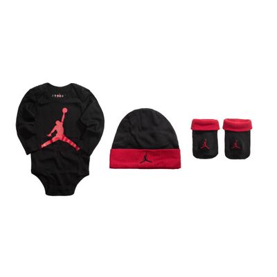 Jordan JUMPMAN HAT/BODYSUIT/BOOTIE SET 3PC, black