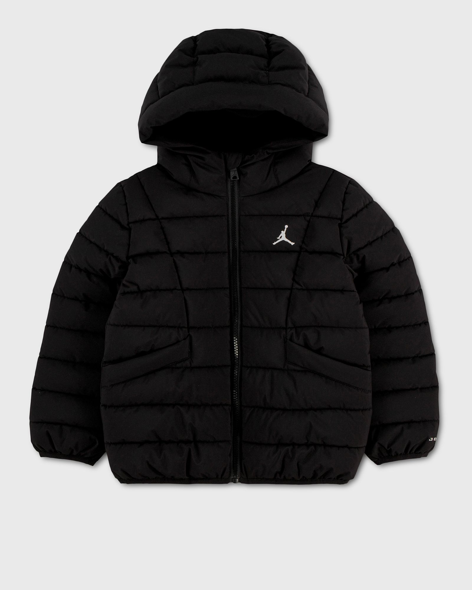 Jordan MIDWEIGHT PUFFER W/ PIPING, black