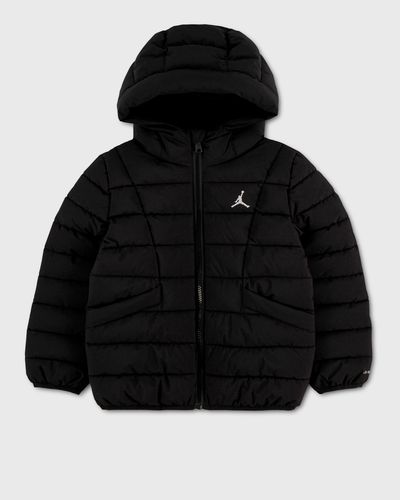 Jordan MIDWEIGHT PUFFER W/ PIPING, black