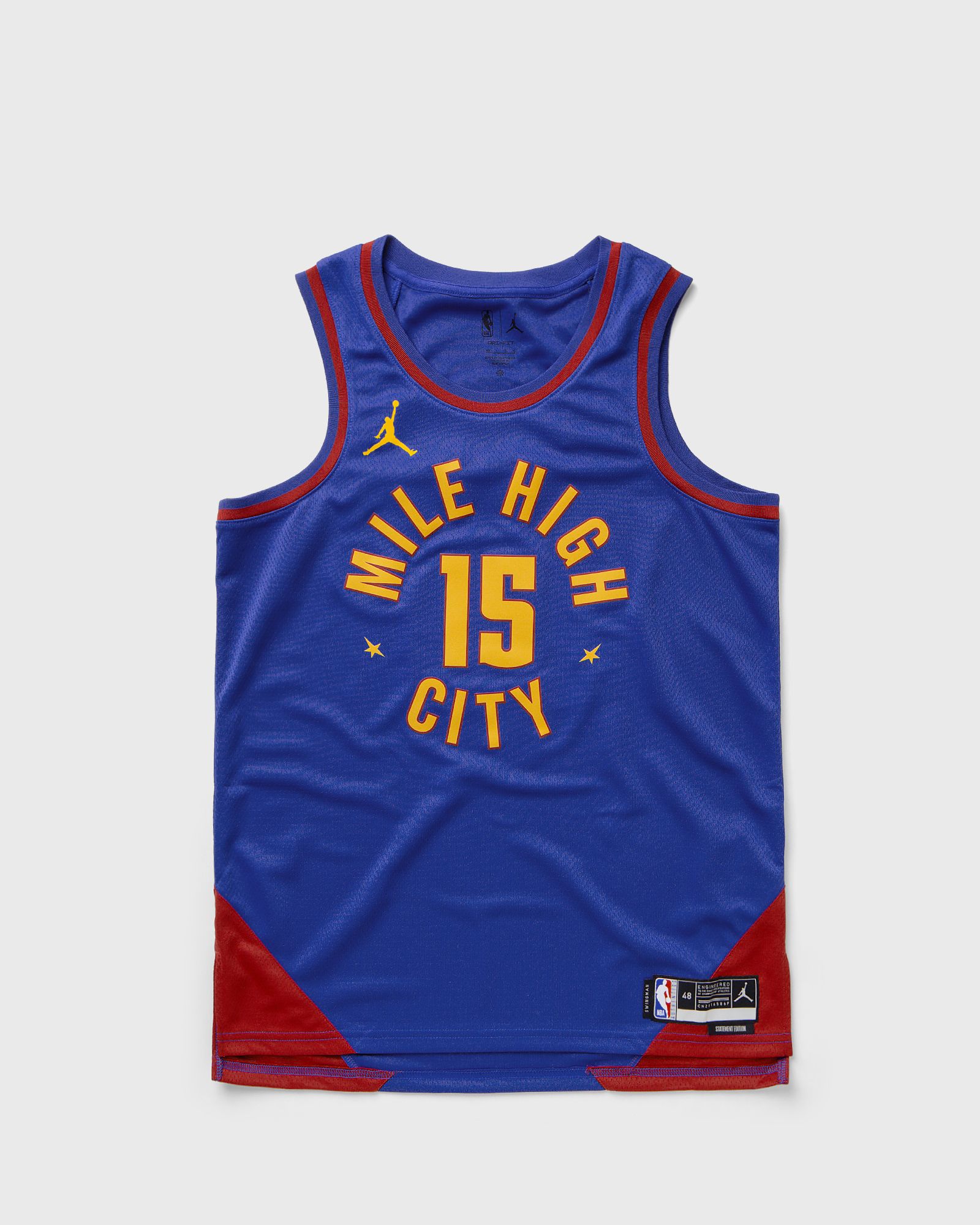 Jordan NBA Swingman Jersey Denver Nuggets Statement Edition Nikola Jokic #15, blue