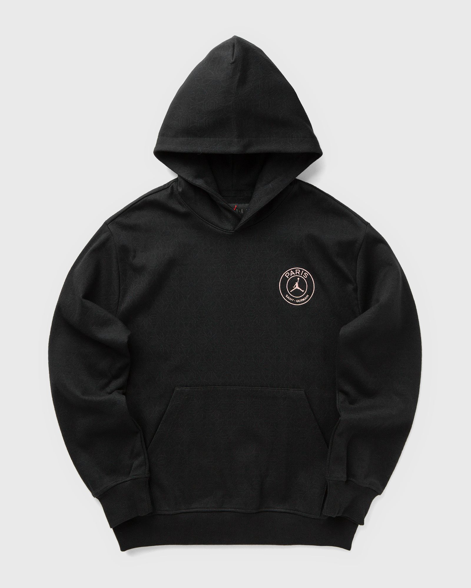 Jordan Paris Saint-Germain Fleece Pullover Hoodie, black