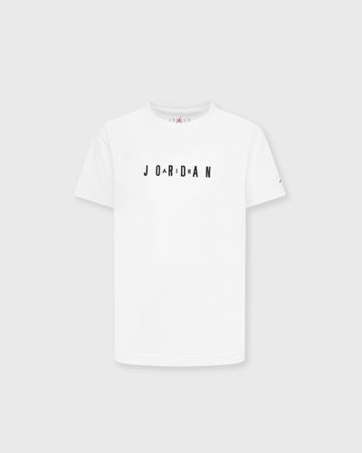 Jordan WORDMARK EMB CREW, white