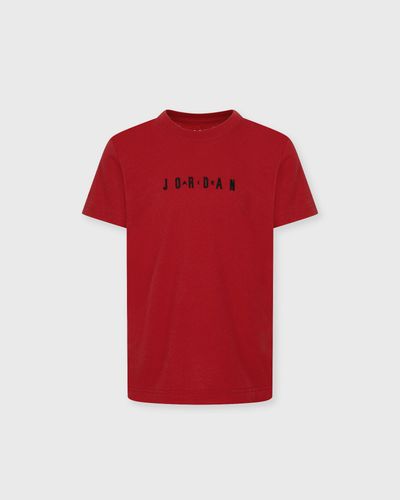 Jordan WORDMARK EMB CREW, red