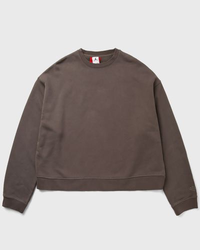 Jordan X In1House ESSENTIAL CROP FLC CREW, brown