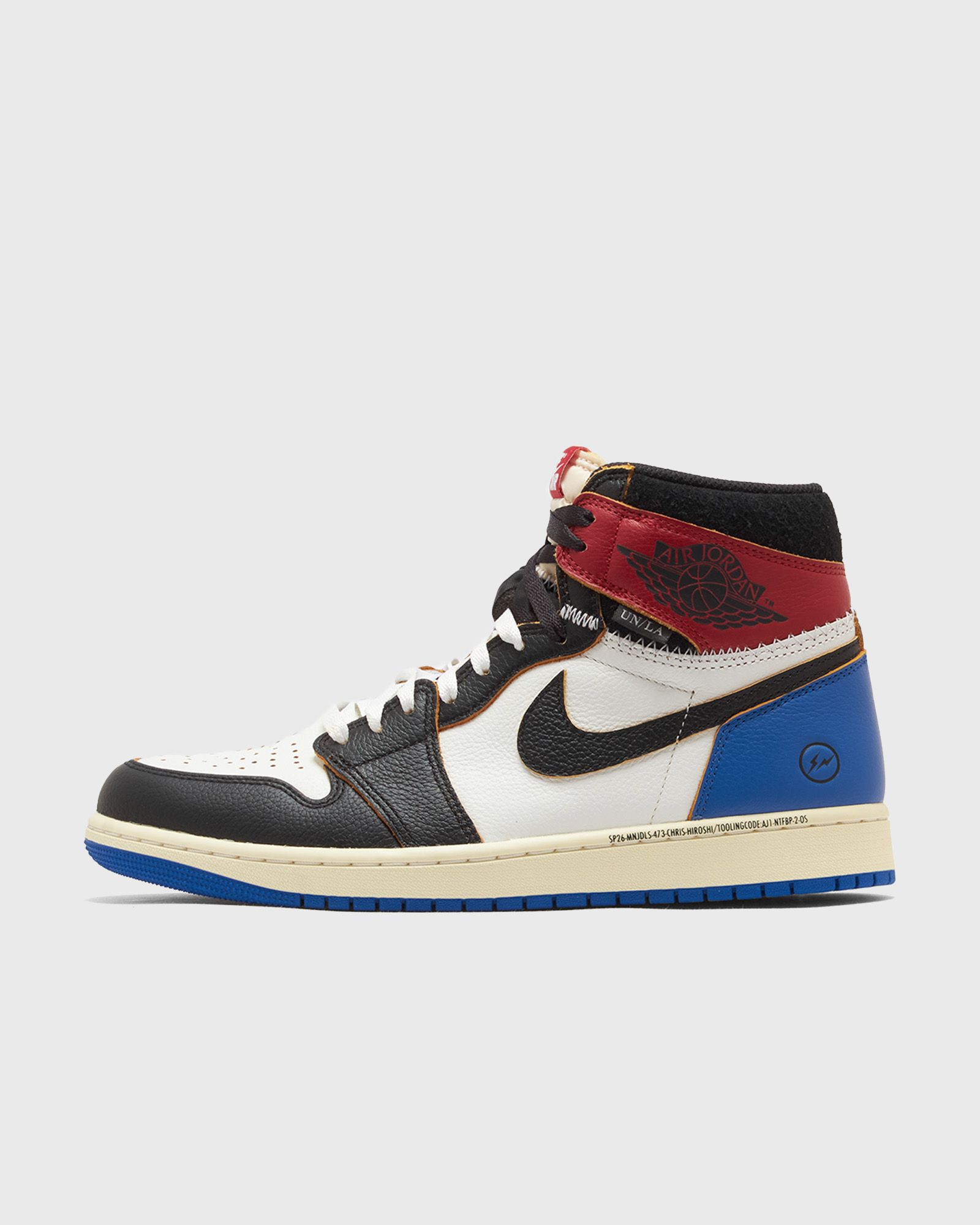 Jordan X UNION LA x Fragment AIR JORDAN 1 RETRO HI OG SP, multi