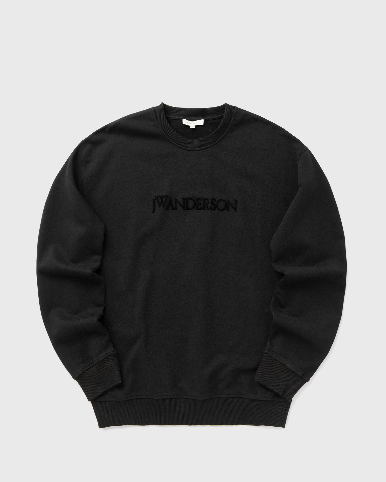 JW Anderson LOGO EMBROIDERY SWEATSHIRT, black