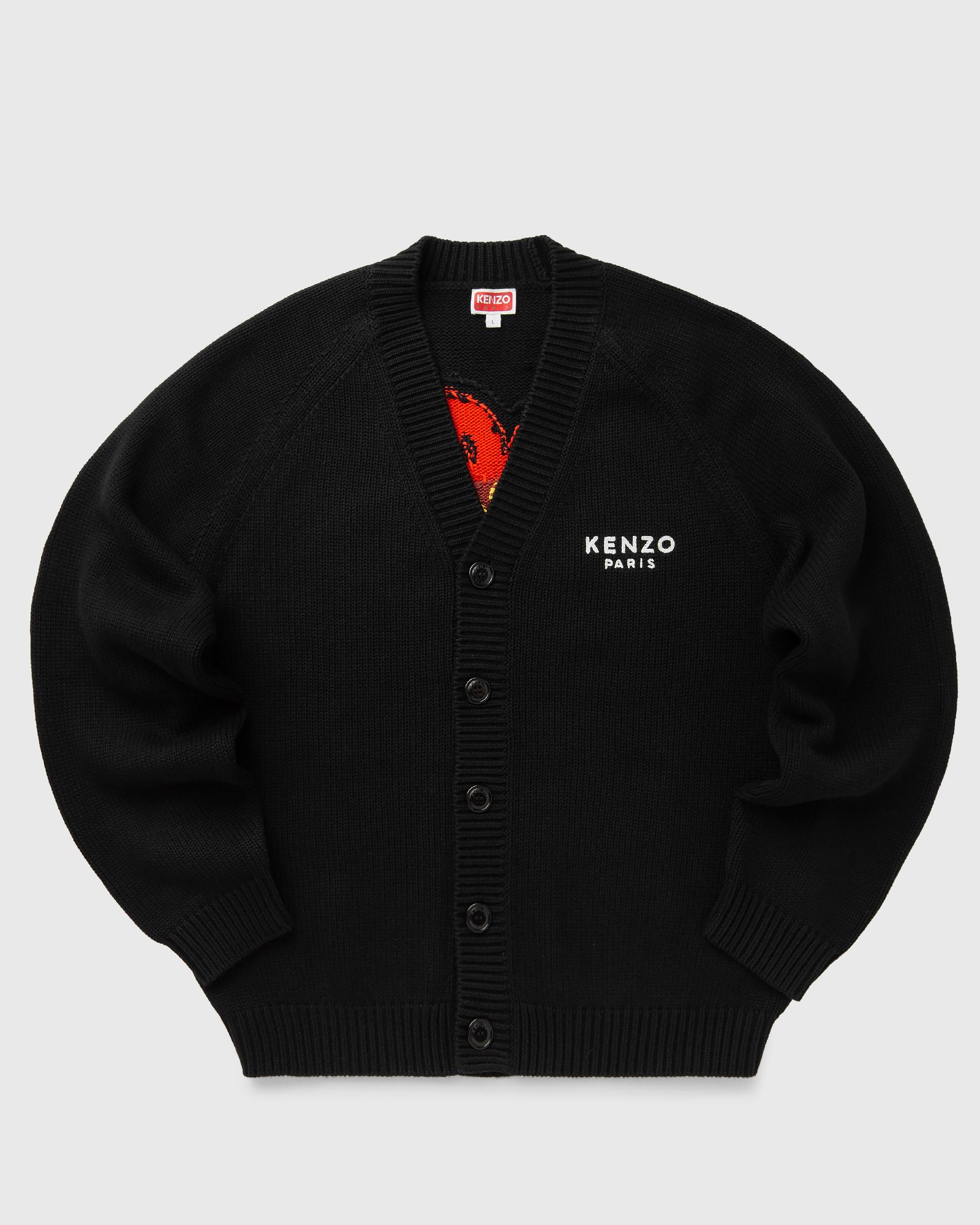 Kenzo BOKE FLOWER CARDIGAN, black