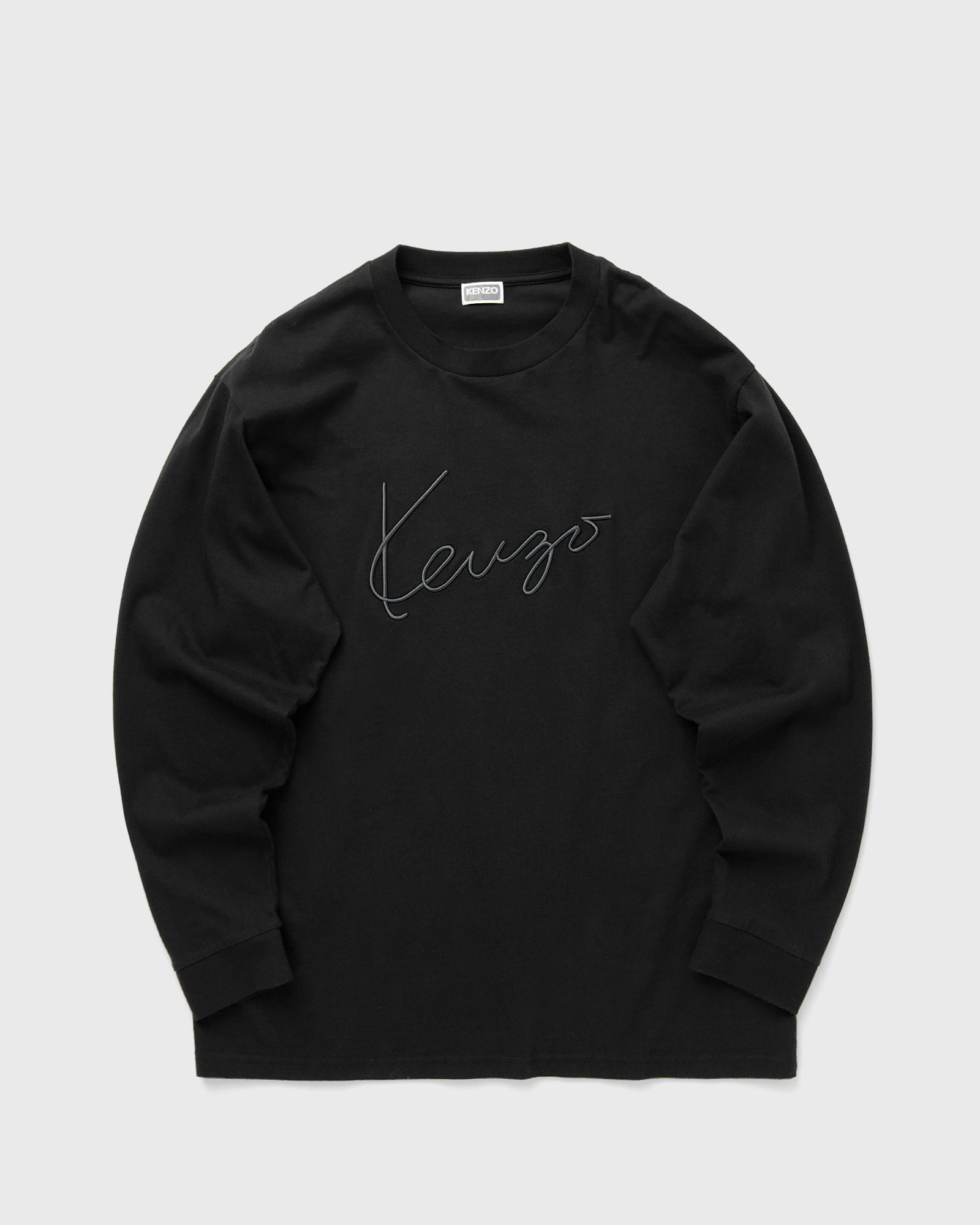 Kenzo GOTS KENZO SIGNATURE LONG SLEE, black