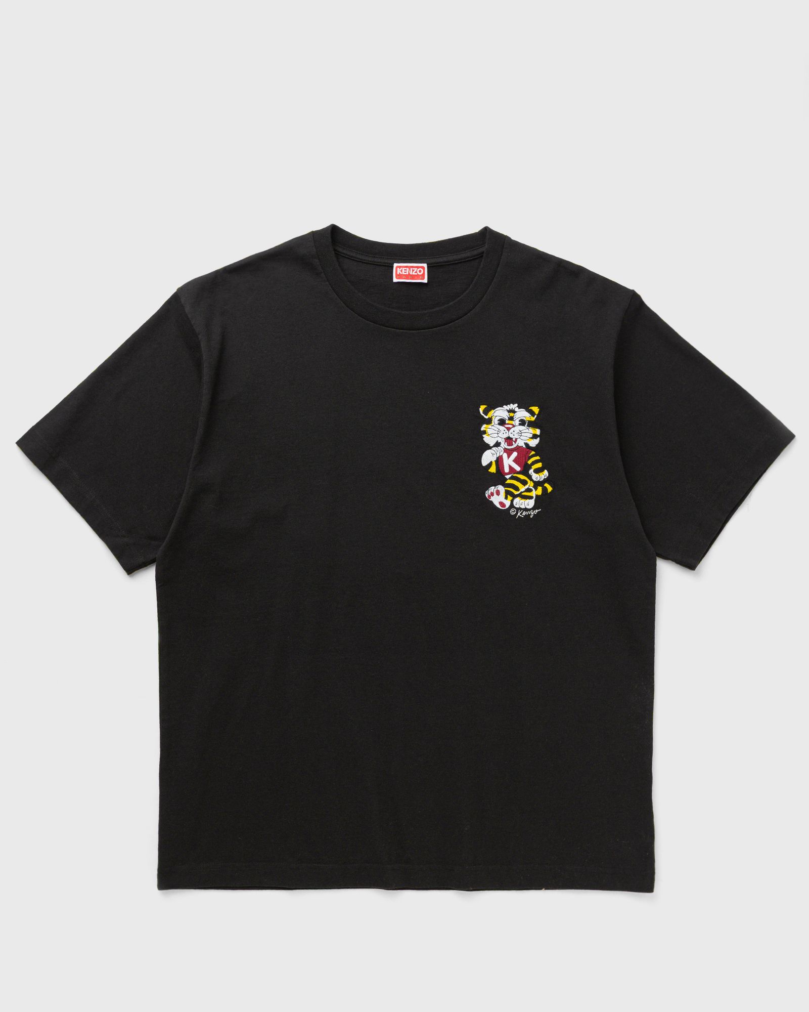 Kenzo GOTS WILD TIGER EMBROIDE TEE, black
