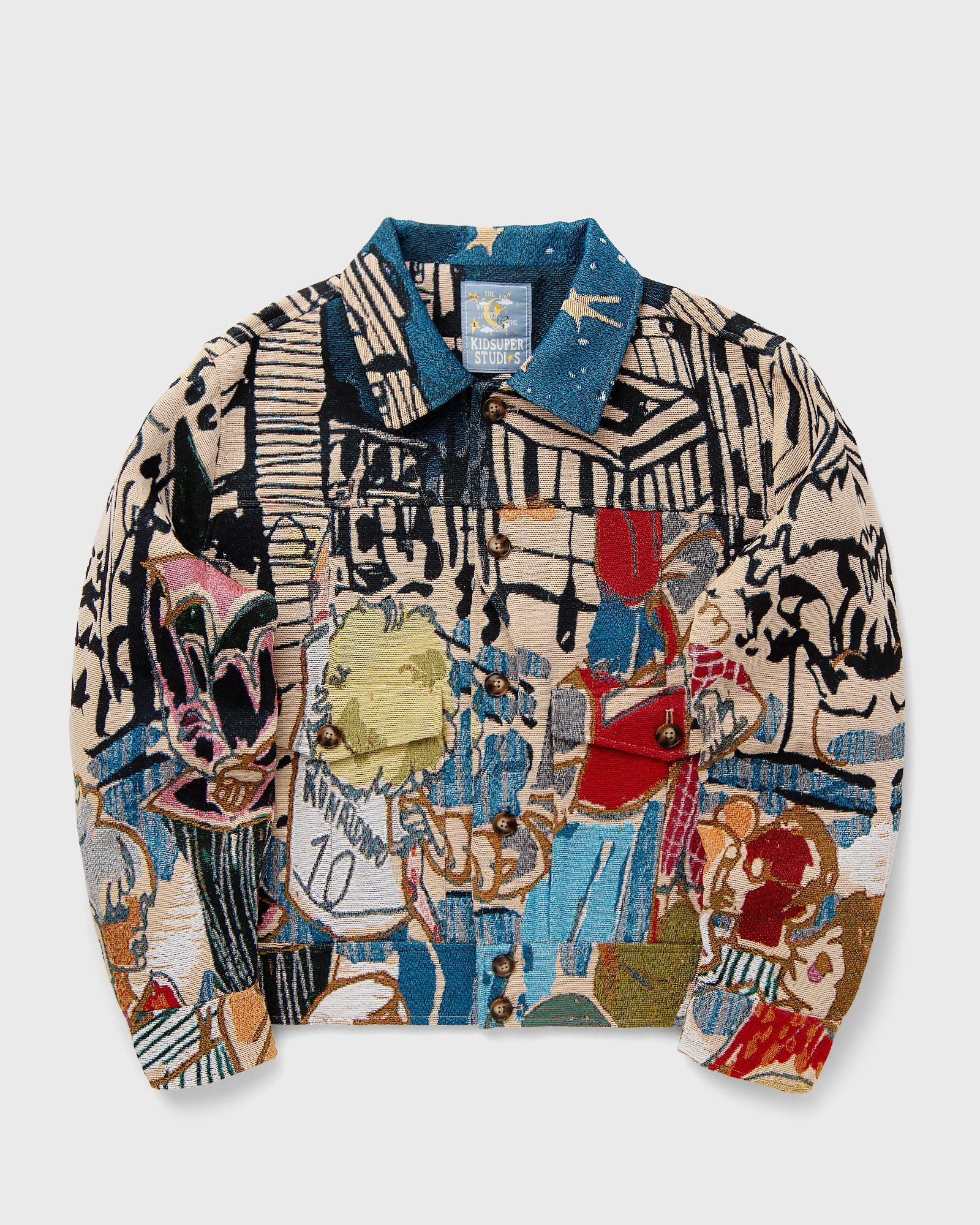 KidSuper Studios Jaquarded pocket detail Jacket, multi