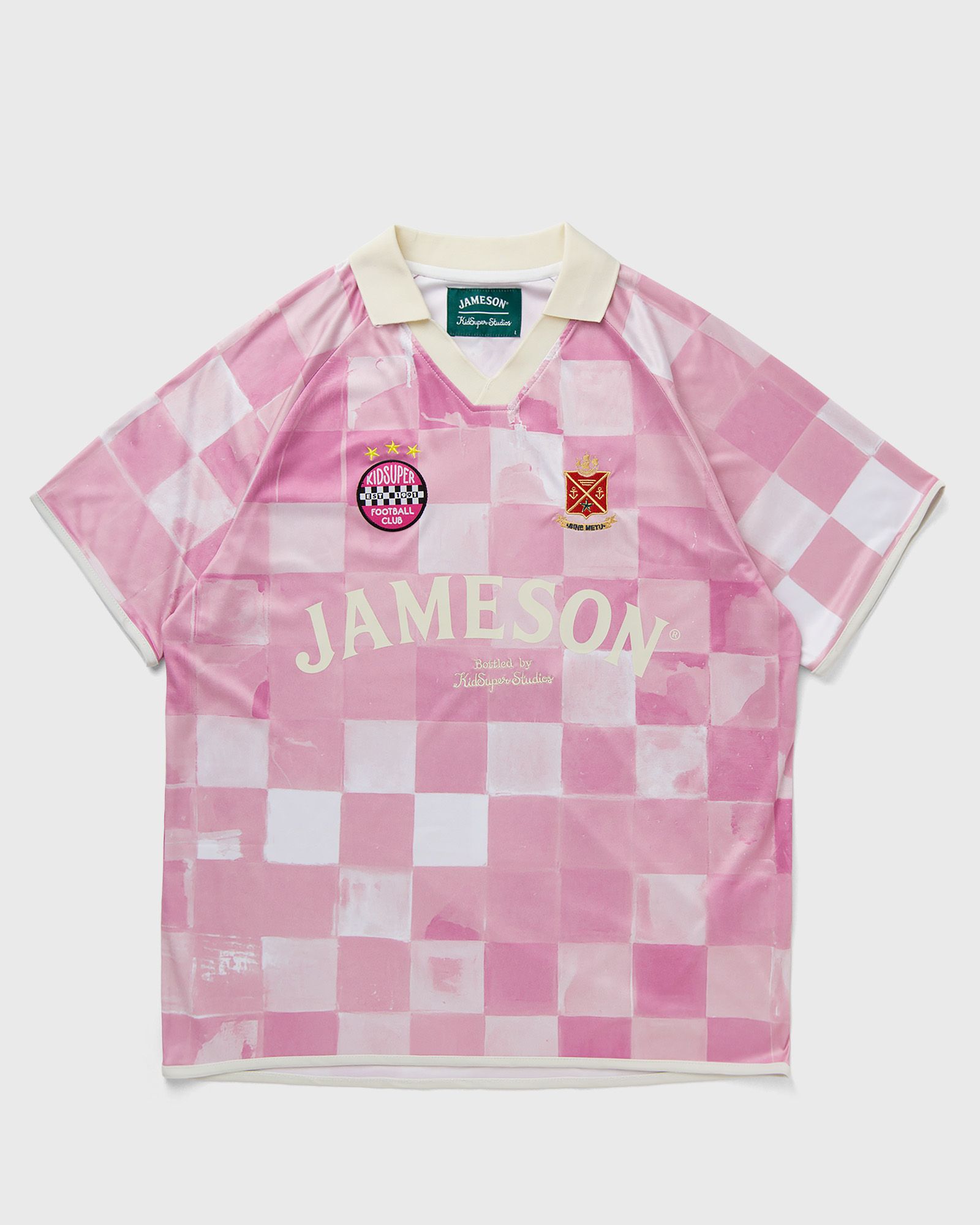 KidSuper Studios X Jameson Pink Soccer Jersey, pink