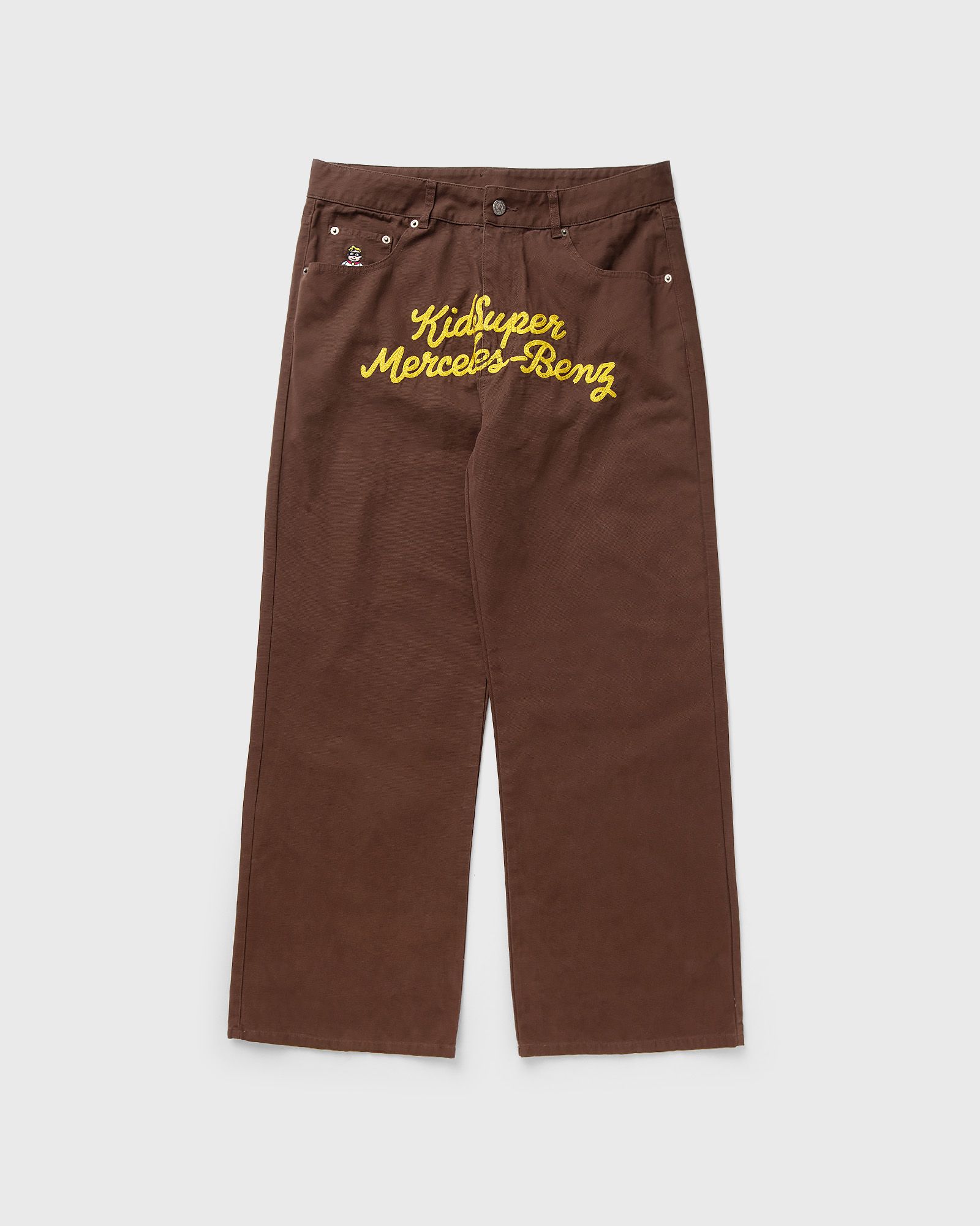 KidSuper Studios X Mercedes Benz Work Pants, brown