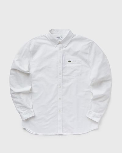 Lacoste Regular Fit Oxford Shirt, white