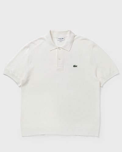 Lacoste Classic Fit Knitted Polo Shirt, white