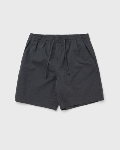 Lacoste Cotton Seersucker Shorts, black