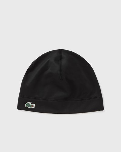 Lacoste KNITTED BEANIE, black