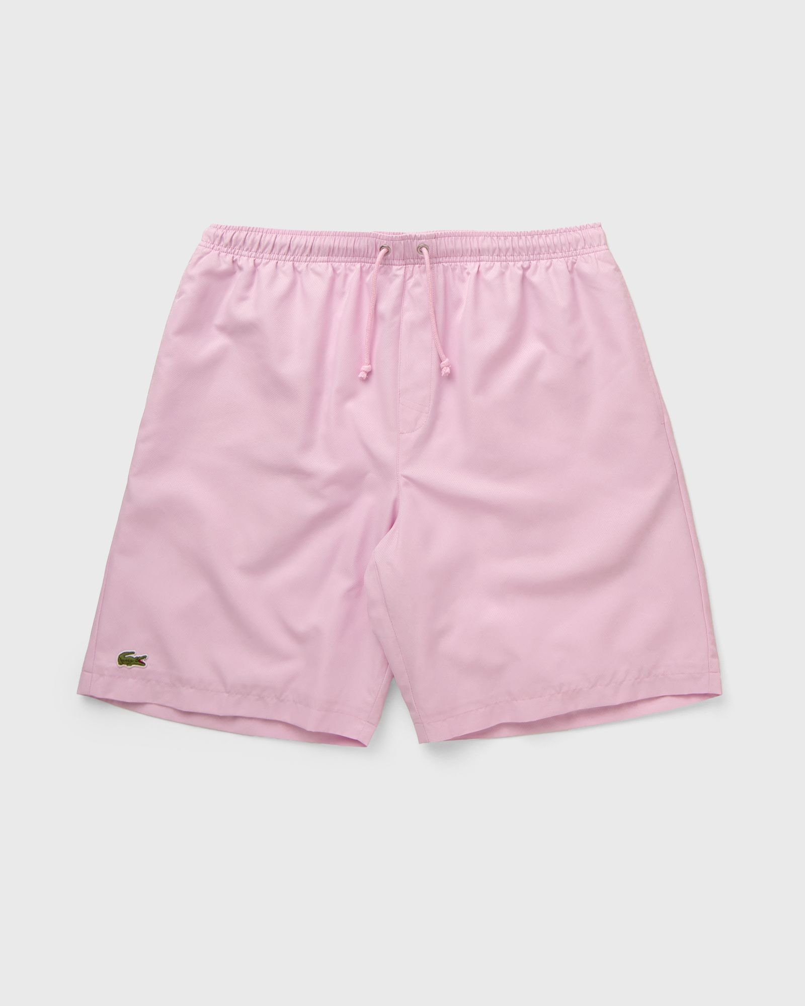 Lacoste Lightweight Diamond Taffeta Sport Shorts, pink