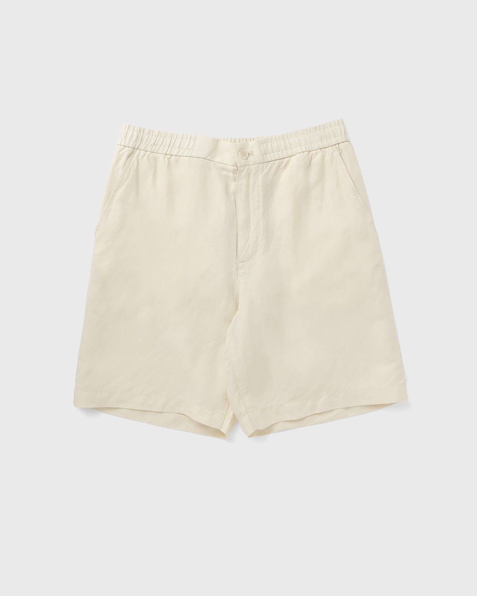 Lacoste Regular Fit Linen Blend Twill Shorts, beige